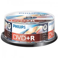 Philips DVD+R 4,7GB 16x P25 CAKE