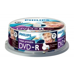 Philips DVD-R 4,7GB 16x  P25 CAKE PRINTABLE