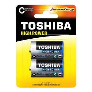 TOSHIBA ΜΠΑΤΑΡΙΕΣ LR14 (C) ΑΛΚΑΛΙΚΕΣ ΜΕΣΑΙΕΣ 2Τ.