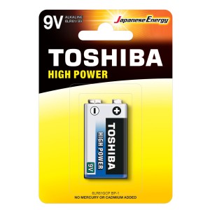 TOSHIBA ΜΠΑΤΑΡΙΑ 9V 6LR61GCP 1T.