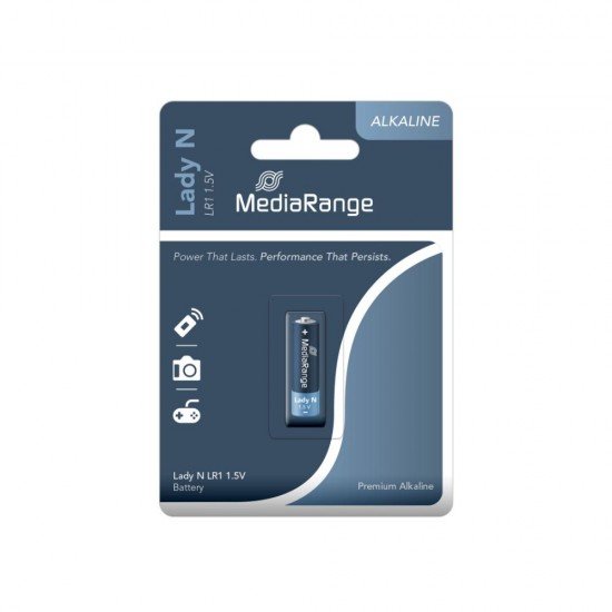 Αλκαλική Μπαταρία MediaRange Premium N 1.5V (LR1) (MRBAT116)