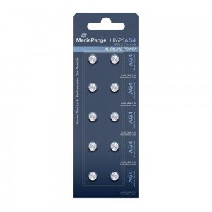 Αλκαλική Μπαταρία MediaRange Premium Coin Cells AG4 1.5V (LR626) (10 Pack) (MRBAT111)