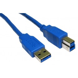 USB 3.0 CONNECTION CABLE TYPE A-B  M/M 3m