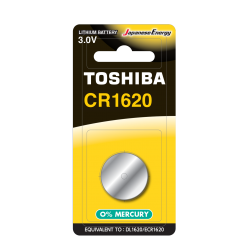 Toshiba Lithium Button Cell CR1620 3V 1BL