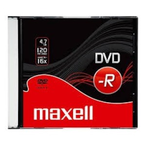 MAXELL DVD -R  16x  4,7GB (10 Slim Case)