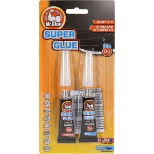 Κόλλες στιγμής 1+1 gel & liquid σετ 2τεμ. x 3gr