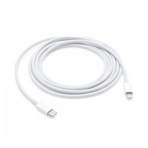 Apple Charge Cable USB-C male - Lightning Λευκό 2m (MQGH2ZM/A) (MQGH2ZM/A)