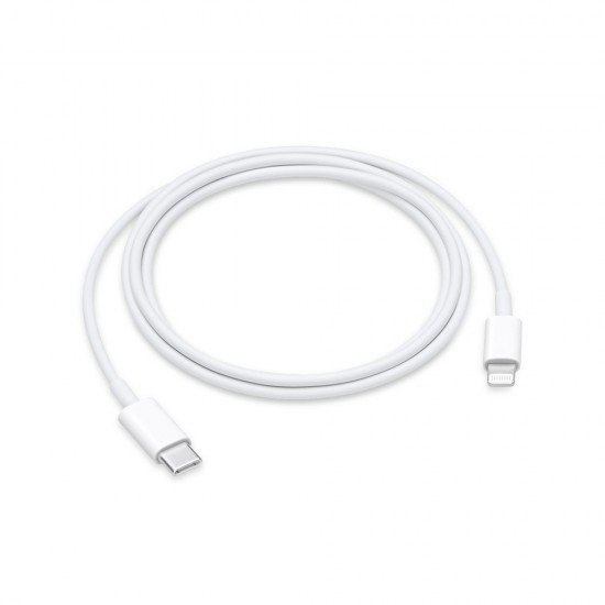Apple Charge Cable USB-C male - Lightning Λευκό 1m (MX0K2ZM/A)