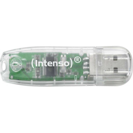 Intenso USB Stick 32GB 2.0 Rainbow Line Transparent (3502480)