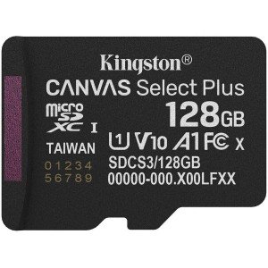 Kingston microSD 128GB Canvas Select+ G3 150MB/s (SDCS3/128GBSP)