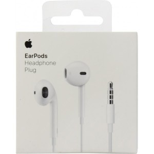 APPLE EARPODS RETAIL BOX WITH 3.5mm HEADPHONE PLUG (MNHF2ZM/A) 