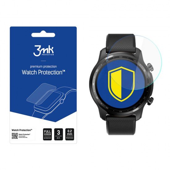 TicWatch Pro 3 Ultra - 3mk Watch Protection FlexibleGlass