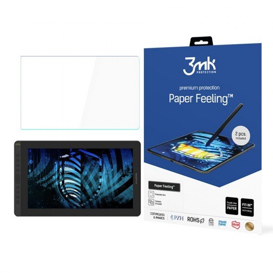 Huion Kamvas 16 - up to 19" 3mk Paper Feeling