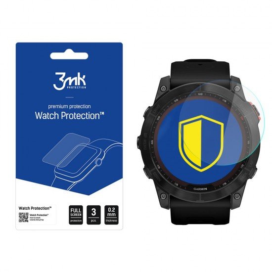 Garmin Fenix 7X 51mm - 3mk Watch Protection FlexibleGlass