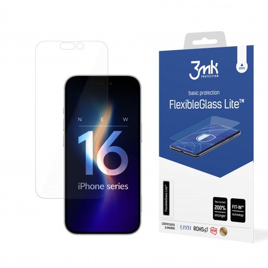 Apple iPhone 16 Plus - 3mk FlexibleGlass Lite