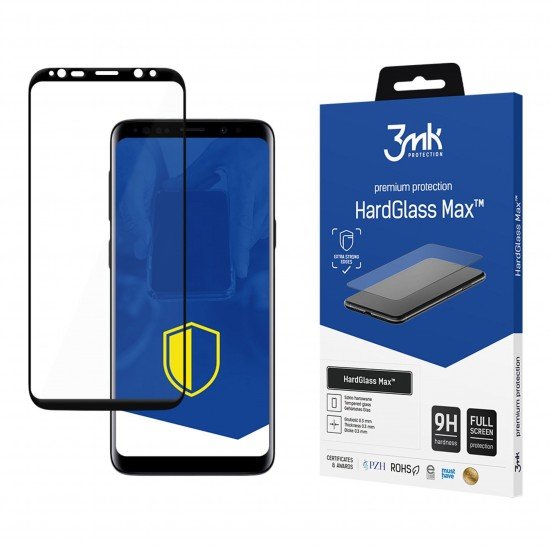 Samsung Galaxy S9 - 3mk HardGlass Max Black