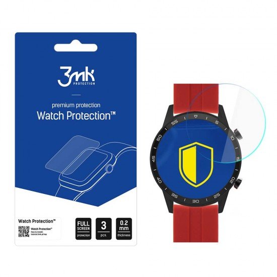 Vector Smart VCTR-32-22BK RD 45mm - 3mk Watch Protection FlexibleGlass