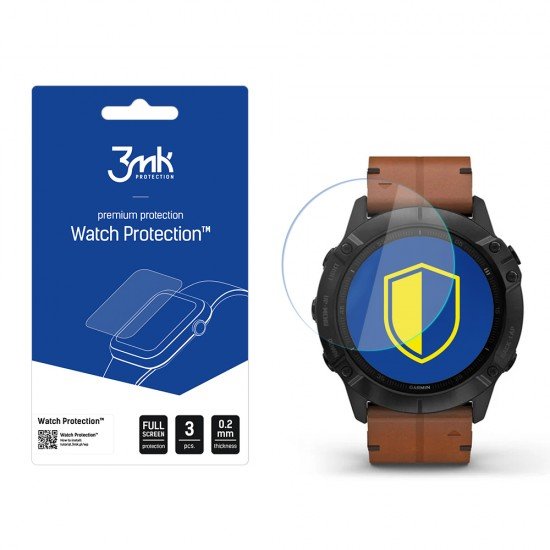 Garmin Fenix 6X - 3mk Watch Protection FlexibleGlass