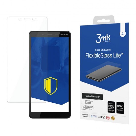 Nokia 1 Plus - 3mk FlexibleGlass Lite