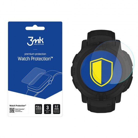 Garmin Instinct 2/Solar - 3mk Watch Protection FlexibleGlass