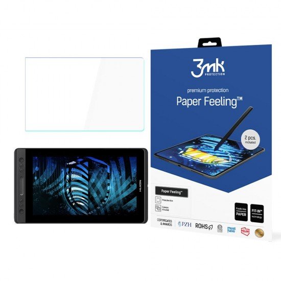 Huion Kamvas Pro 13 - up to 17" 3mk Paper Feeling