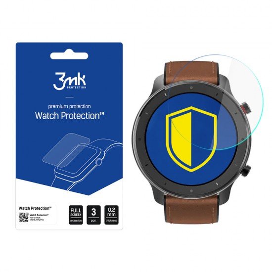 Xiaomi Amazfit GTR 47mm - 3mk Watch Protection FlexibleGlass