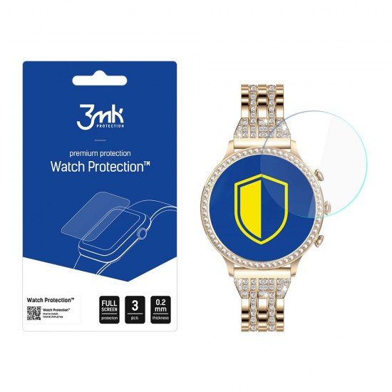 Manta Diamond Lusso Gold SWD01GD - 3mk Watch Protection FlexibleGlass