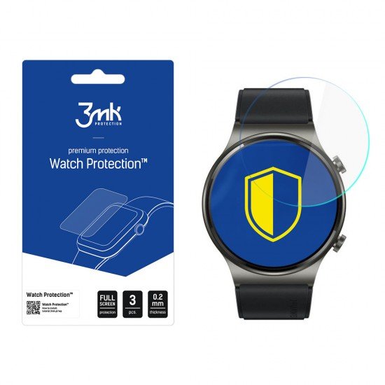 Huawei Watch GT 2 Pro Sport - 3mk Watch Protection FlexibleGlass