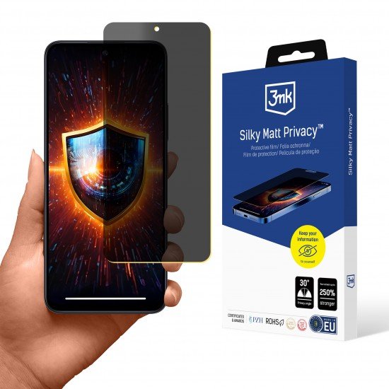 Redmi Note 12 4G - 3mk Silky Matt Privacy