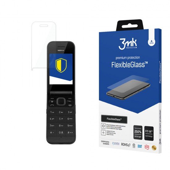 Nokia 2720 Flip - 3mk FlexibleGlass