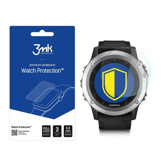 Garmin Fenix 3 - 3mk Watch Protection FlexibleGlass