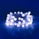 Modee Lighting Χριστουγεννιάτικα Λαμπάκια LED Τύπου Berry με Τροφοδοτικό (100LED/10m/10cm) Ψυχρό Λευκό