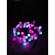 Modee Christmas LED Λαμπάκια Τύπου Berry με Βύσμα (100LED/10m/10cm) Ροζ & Ψυχρό