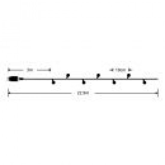 Modee Χριστουγεννιάτικα Λαμπάκια LED Τύπου Berry με Βύσμα & Τηλεχειριστήριο (200LED/20m/10cm) RGB