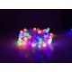 Modee Lighting Χριστουγεννιάτικα Λαμπάκια LED Τύπου Berry με Βύσμα (100LED/10m/10cm) Πολύχρωμα