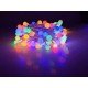 Modee Lighting Χριστουγεννιάτικα Λαμπάκια LED Τύπου Berry με Βύσμα (100LED/10m/10cm) Πολύχρωμα