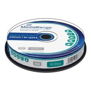 MediaRange DVD+R Dual Layer 240' 8.5GB 8x Cake Box x 10 (MR466) MediaRange DVD+R Dual Layer 240' 8.5GB 8x Cake Box x 10 (MR466)