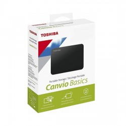 Toshiba Hard Drive - 1TB - USB 3.2 Gen 1 / USB 2.0 - Black (HDTB510EK3AA)