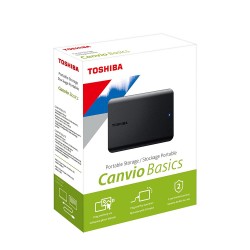 Toshiba Hard Drive - 4TB - USB 3.2 Gen 1 / USB 2.0 - Black (HDTB540EK3CA)