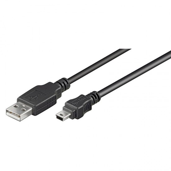 USB 2.0 A-plug  MINI 5Pin Male  1,8m  cable