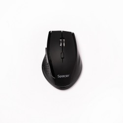 Spacer Wireless Mouse, USB, Optical, 800/ 1200/1600 Dpi, Buttons/Scroll 6/1, Black, (SPMO-291) 