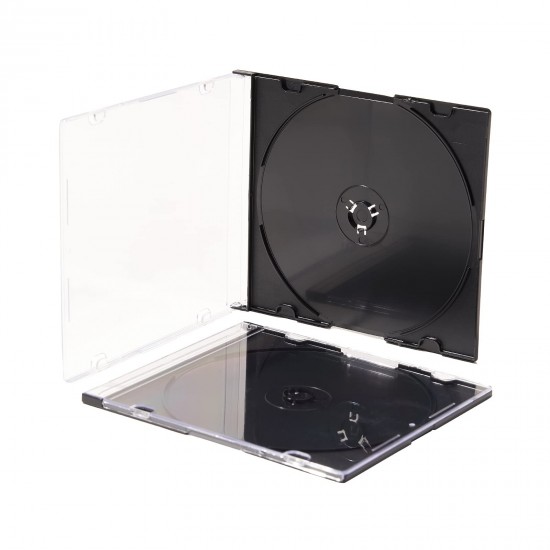 CD Slimcase for 1 Disc with black tray