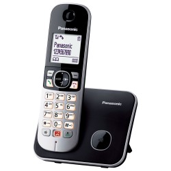 Ασύρματο Τηλέφωνο Panasonic KX-TG6851GRB Μαύρο (KX-TG6851GRB)