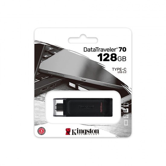 Kingston DataTraveler 70 128GB USB-C Flash Drive  DT70/128GB 