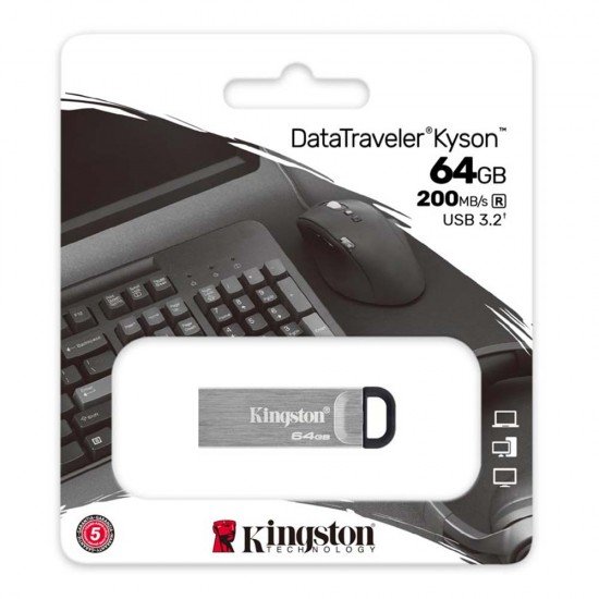 Kingston DataTraveler Kyson 64GB USB 3.2 Gen 1 DTKN/64GB 