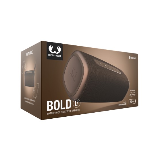 Fresh 'n Rebel BOLD L2 - Wireless Bluetooth speaker - Brave Bronze (1RB7500BB)