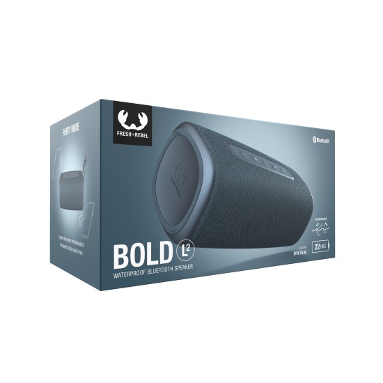 Fresh 'n Rebel BOLD L2 - Wireless Bluetooth speaker - Dive Blue (1RB7500DV)