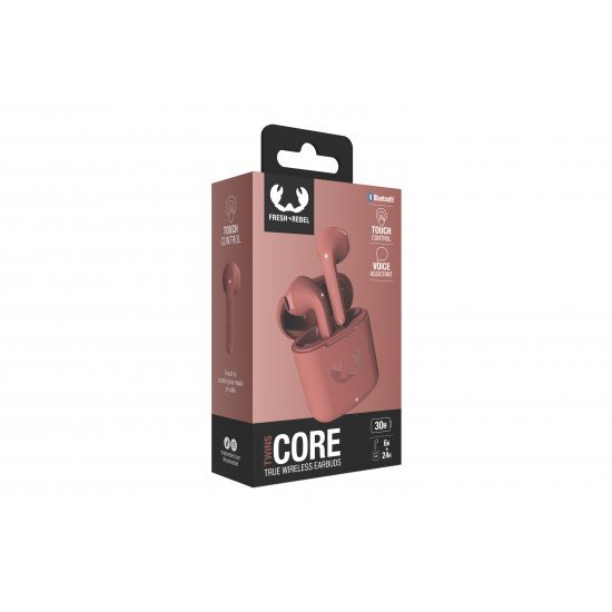 Fresh 'n Rebel Twins Core - True Wireless earbuds - Safari Red (3TW1200SR)