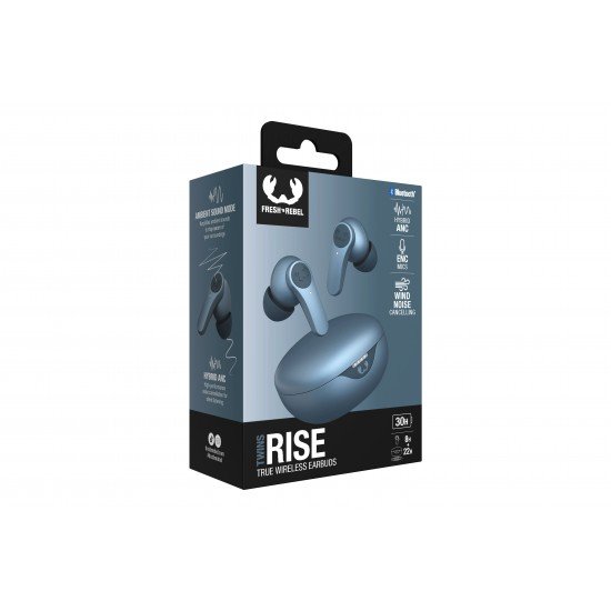 Fresh 'n Rebel Twins Rise - True Wireless earbuds with Hybrid ANC - Dive Blue (3TW3500DV)