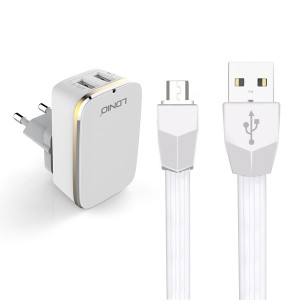 LDNIO A2204 HOME CHARGER 2xUSB 2.4A + MICRO USB CABLE  LDNIO A2204 HOME CHARGER 2xUSB 2.4A + MICRO USB CABLE